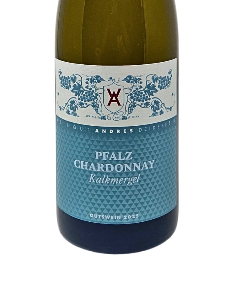 Andres 2025 Pfalz Chardonnay Kalkmergel Weißwein Biowein Pfalz bei Terroir Unlimited einhandel Bochum