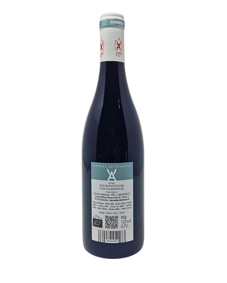 Andres 2024 Spätburgunder vom Kalkmergel Rotwein Bio - TERROIR UNLIMITED