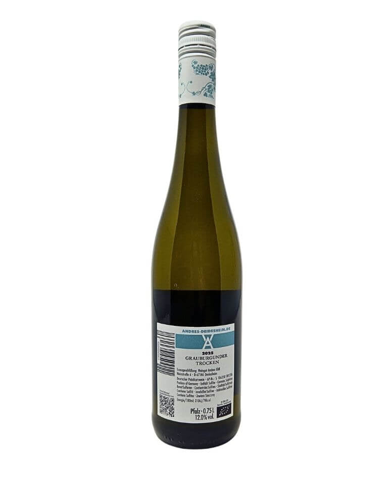 Andres 2025 Grauburgunder Weißwein Bio - TERROIR UNLIMITED