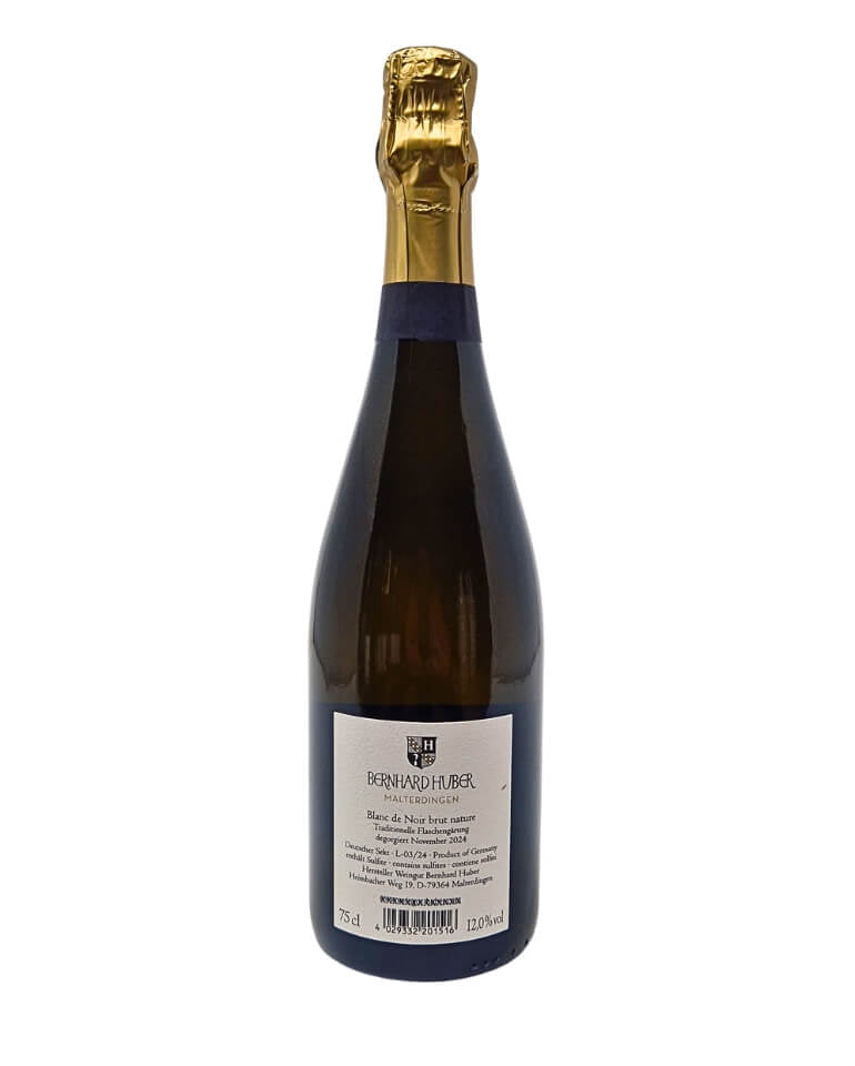Bernhard Huber Blanc de Noirs Brut Nature Spätburgunder Winzersekt - TERROIR UNLIMITED