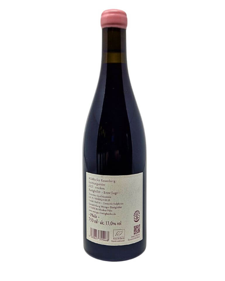 Bietighöfer 2023 Spätburgunder Rosenberg Rotwein Bio - TERROIR UNLIMITED