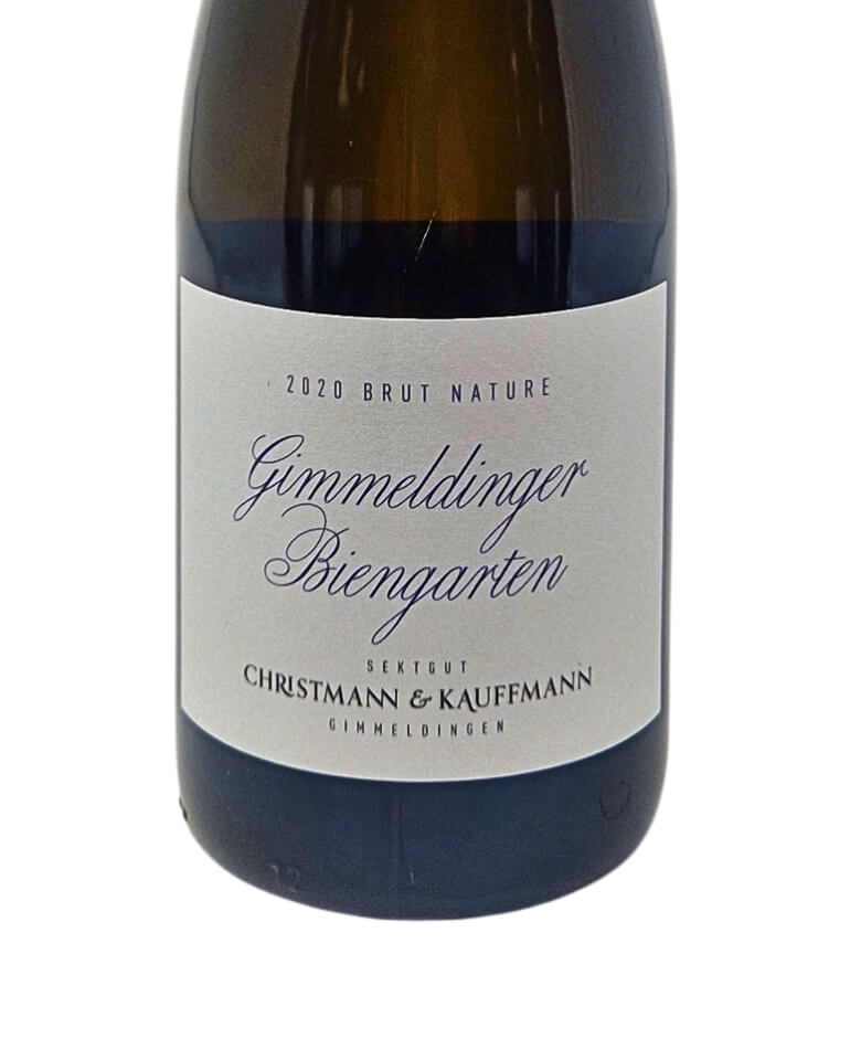 Christmann & Kauffmann 2020 Gimmeldinger Biengarten Brut Nature Winzersekt - TERROIR UNLIMITED