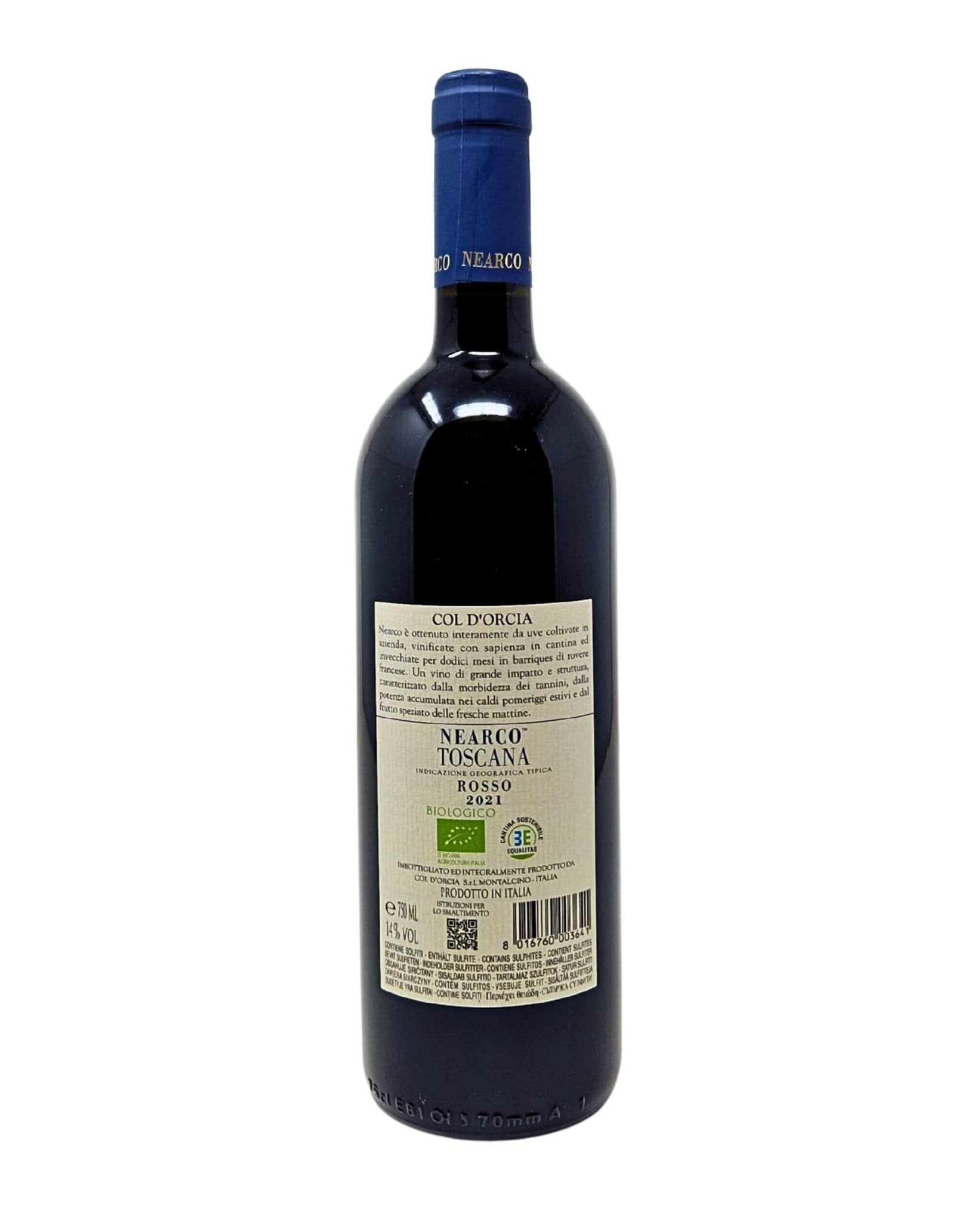 Col d'Orcia 2021 Nearco Toscana Rosso Rotwein Bio - TERROIR UNLIMITED