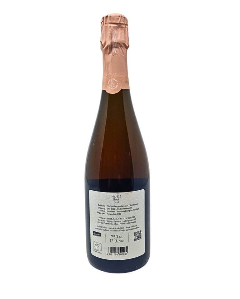 Eymann Cuvée No. 422 Rosé Brut Winzersekt Schaumwein Bio - TERROIR UNLIMITED