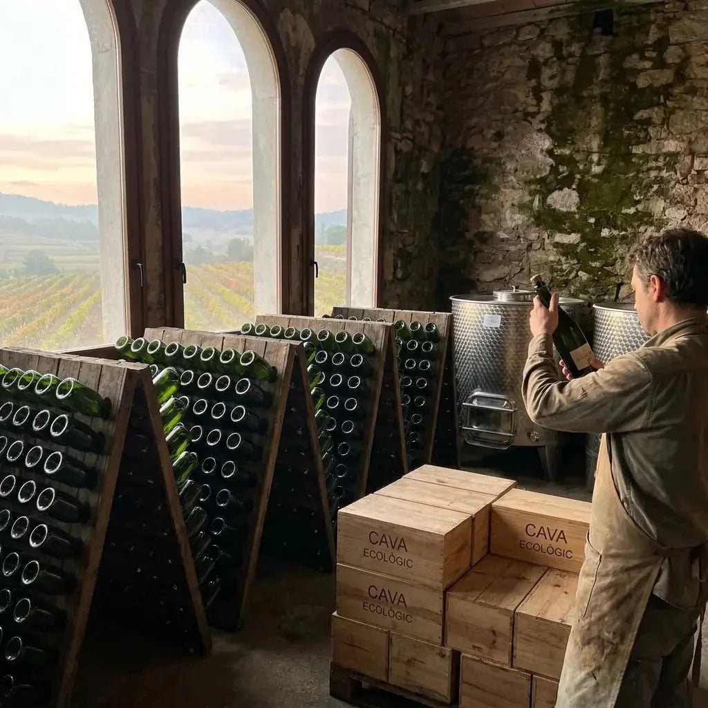 Cava Herstellung im Detail: Von der zweiten Gärung bis zur Dosage nachhaltig erklärt - TERROIR UNLIMITED