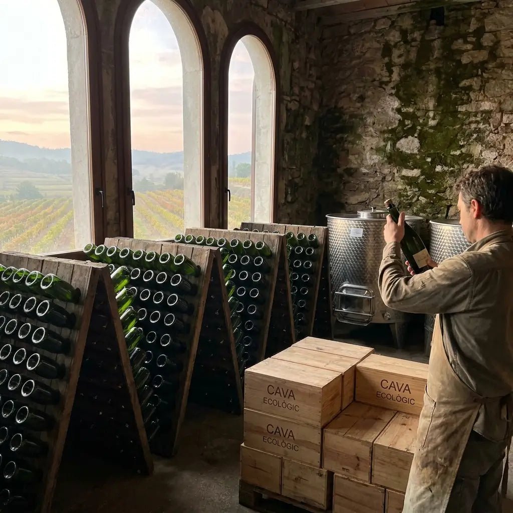 Cava Herstellung im Detail: Von der zweiten Gärung bis zur Dosage nachhaltig erklärt - TERROIR UNLIMITED