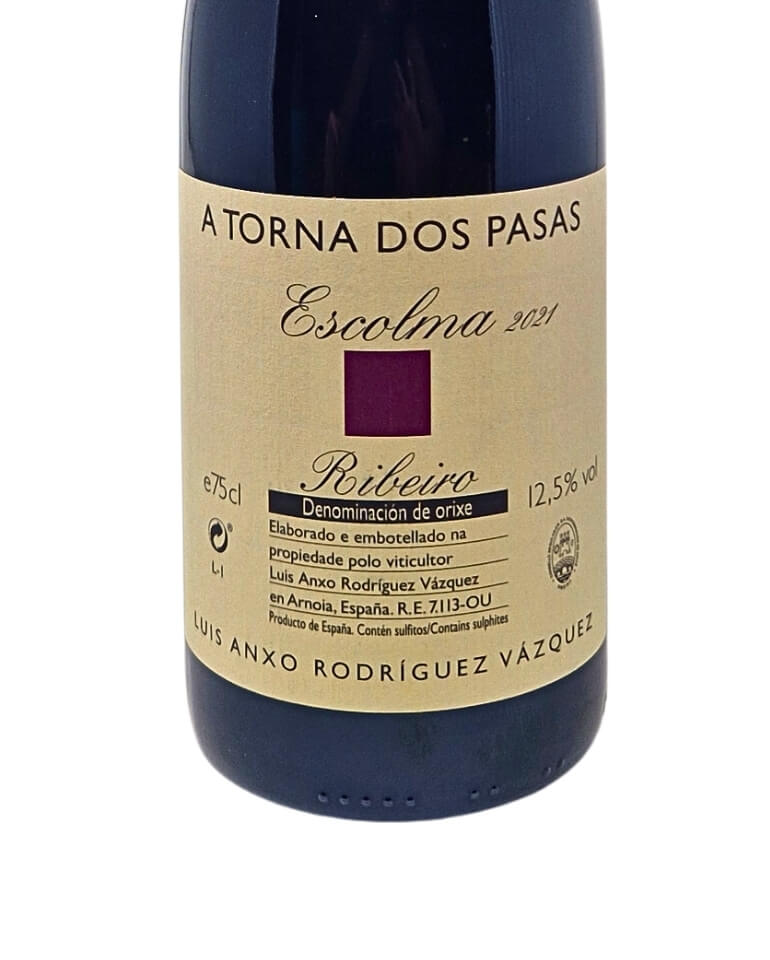 Luis Anxo Rodriguez 2021 A Torna Dos Pasas Escolma Rotwein Spanien bei Terroir Unlimited Weinhandel Bochum