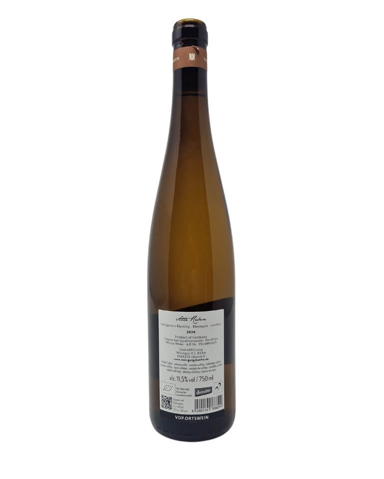 Peter Jakob Kühn 2024 Hallgarten Riesling alte Reben Biowein Rheingau bei Terroir Unlimited Weinhandel Bochum