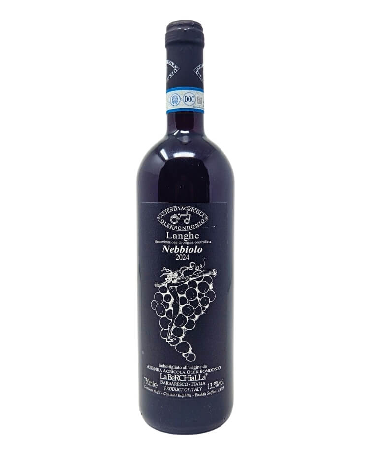 Olek Bondonio 2024 Langhe Nebbiolo Rotwein Piemont Italien Terroir Unlimited Weinhandel Bochum