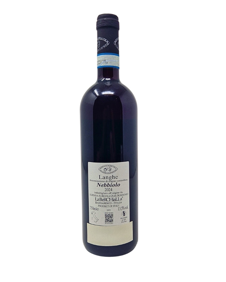 Olek Bondonio 2024 Langhe Nebbiolo Rotwein Piemont Italien Terroir Unlimited Weinhandel Bochum