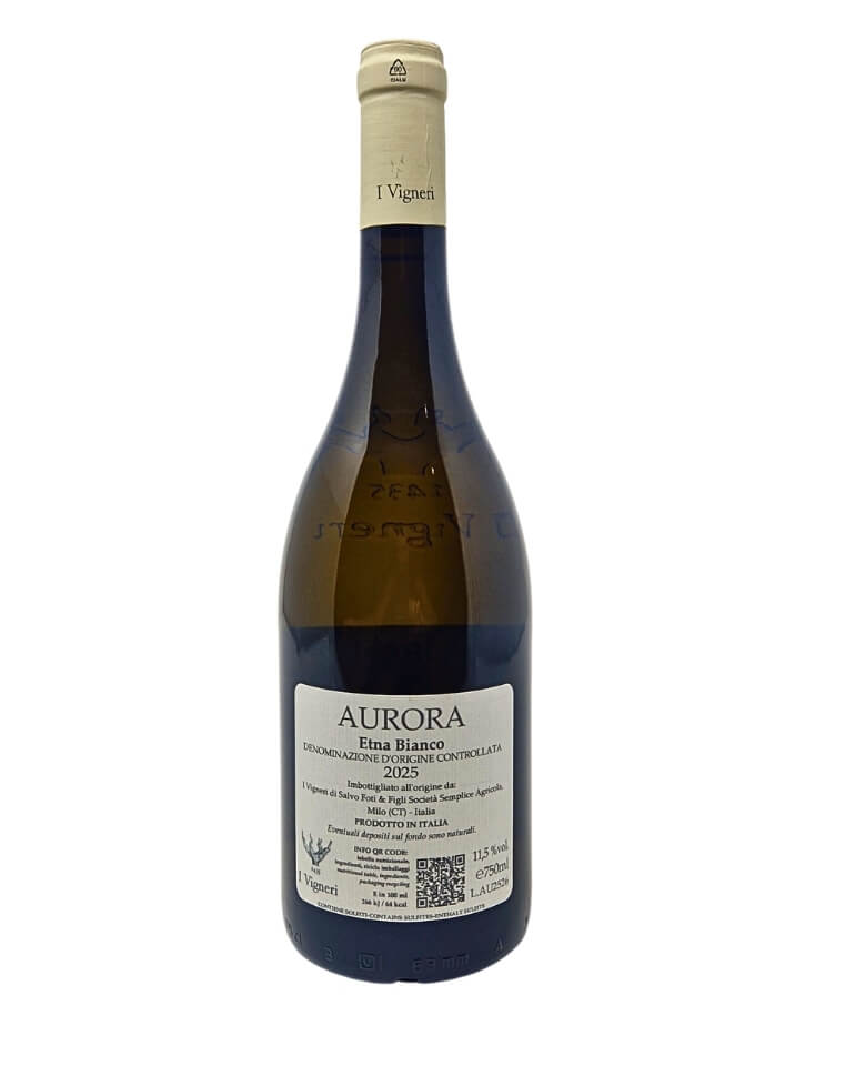 I Vigneri di Salvo Foti 2025 Aurora Bianco Caselle Weißwein Sizilien Italien bei Terroir Unlimited Weinhandel Bochum