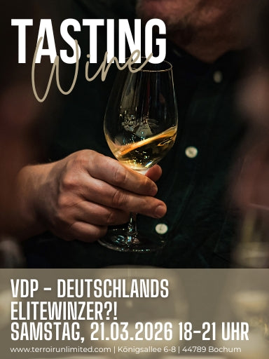 Weinprobe VDP Deutschlands Elitewinzer Terroir Unlimited Massenbergstraße 1 44787 Bochum
