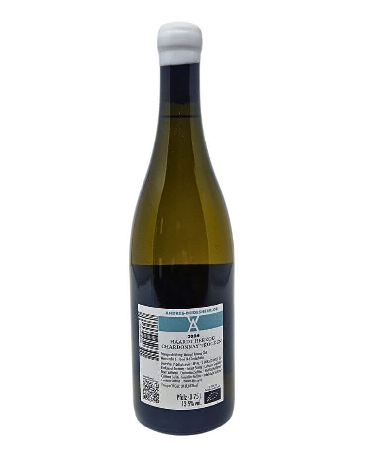 Andres 2024 Haardter Herzog Chardonnay Weißwein Bio - TERROIR UNLIMITED