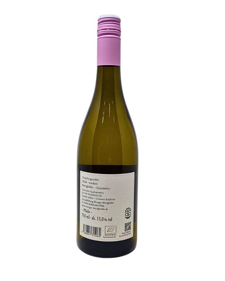 Bietighöfer 2025 Grauburgunder Weißwein Bio - TERROIR UNLIMITED