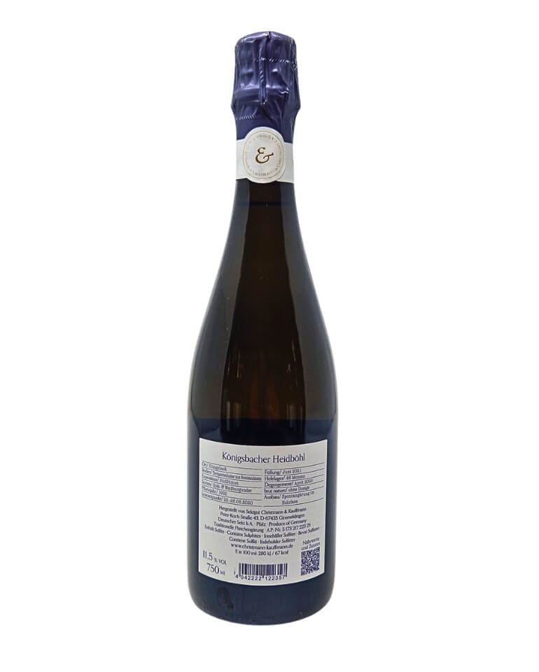 Christmann & Kauffmann 2020 Königsbacher Heidböhl Brut Nature Winzersekt - TERROIR UNLIMITED