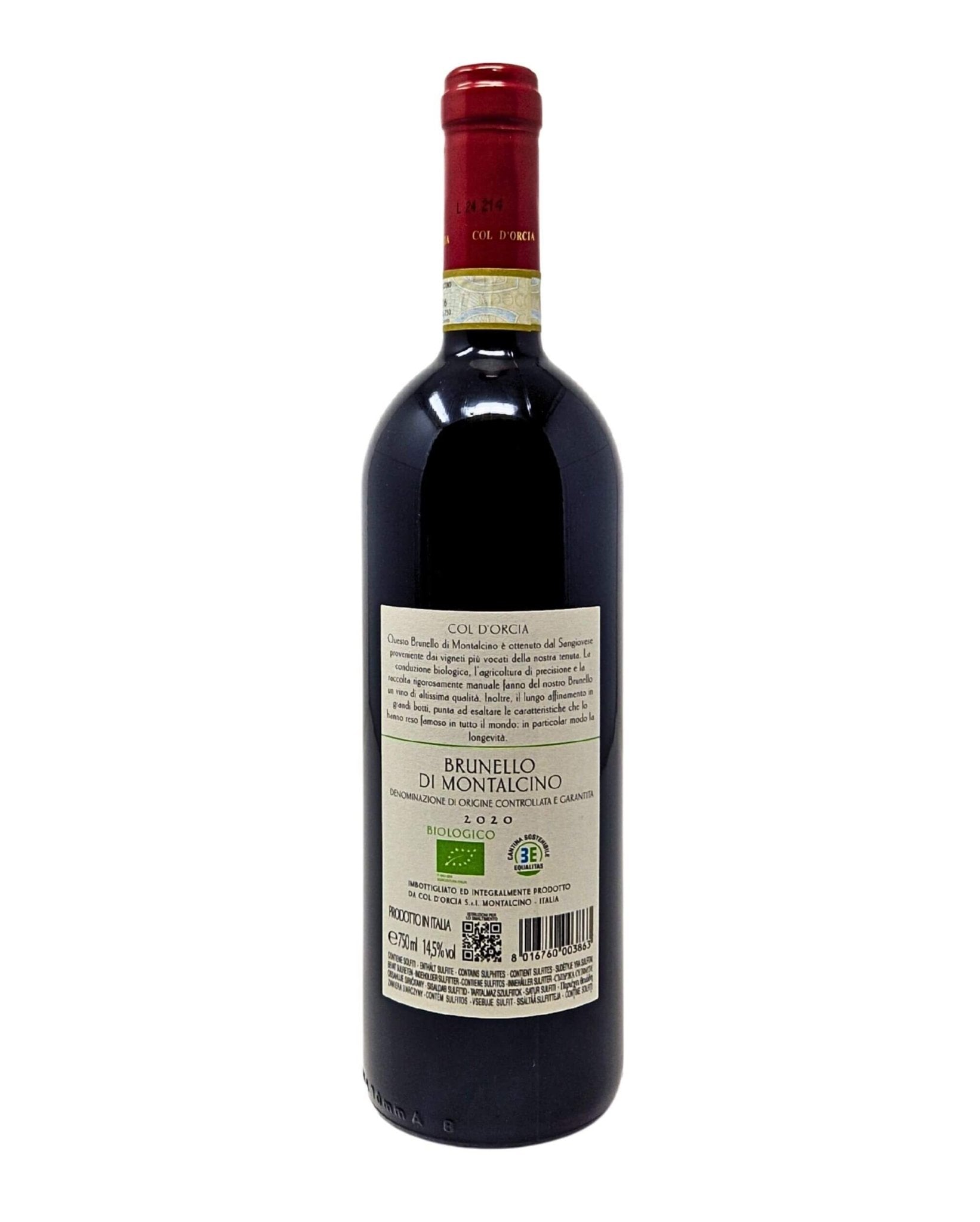 Col d'Orcia 2020 Brunello di Montalcino Rotwein Bio - TERROIR UNLIMITED