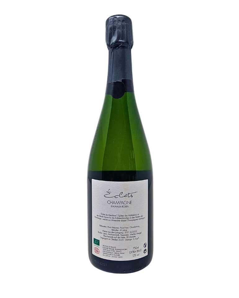 Jeaunaux-Robin Éclats Édition Speciale Extra Brut Champagner Frankreich bei Terroir Unlimited Weinhandel Bochum