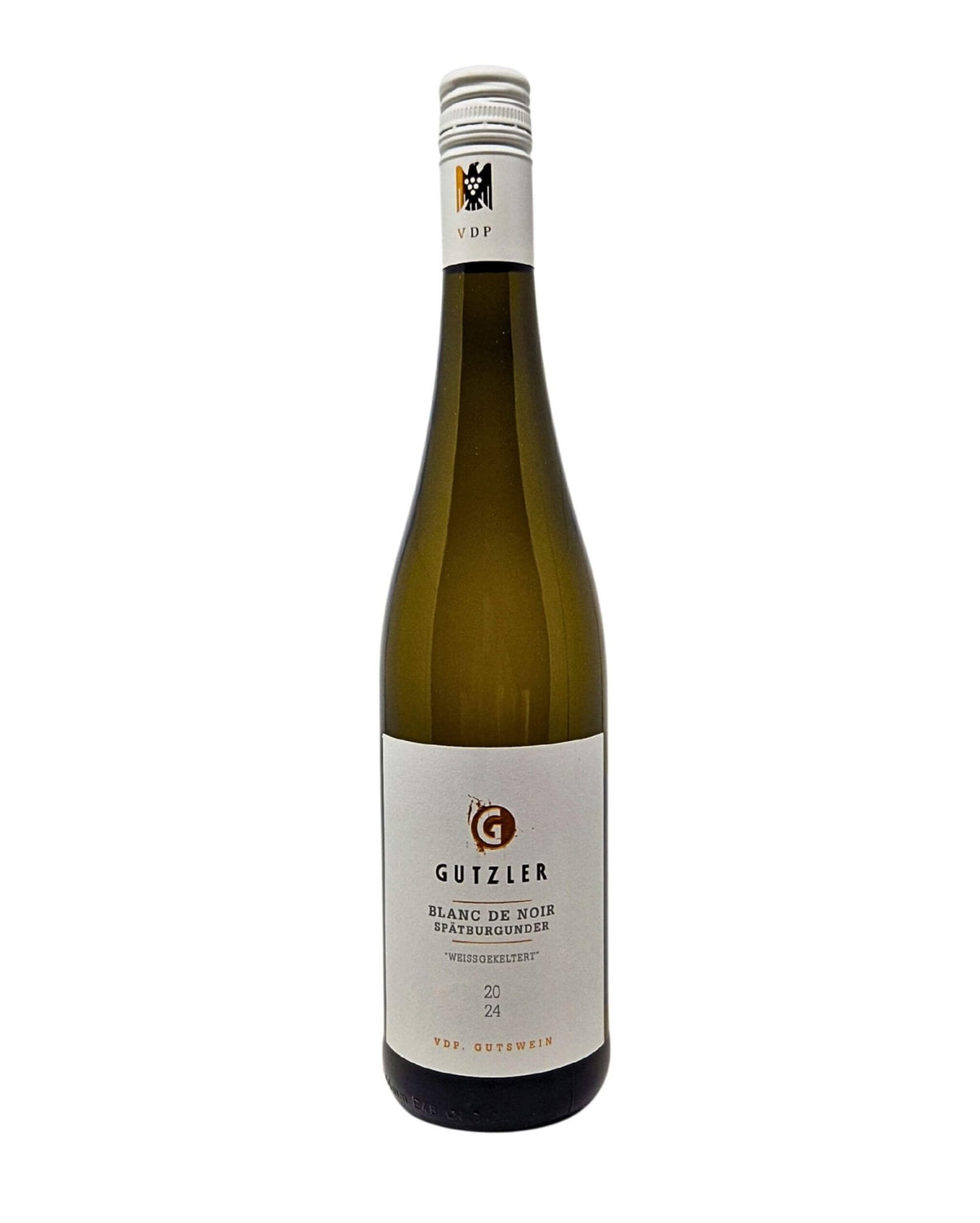 Gutzler 2024 Blanc de Noir Spätburgunder Weißwein Bio