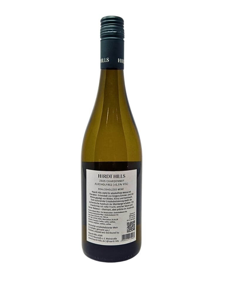 Haardt Hills 2025 Chardonnay Weißwein Alkoholfrei - TERROIR UNLIMITED