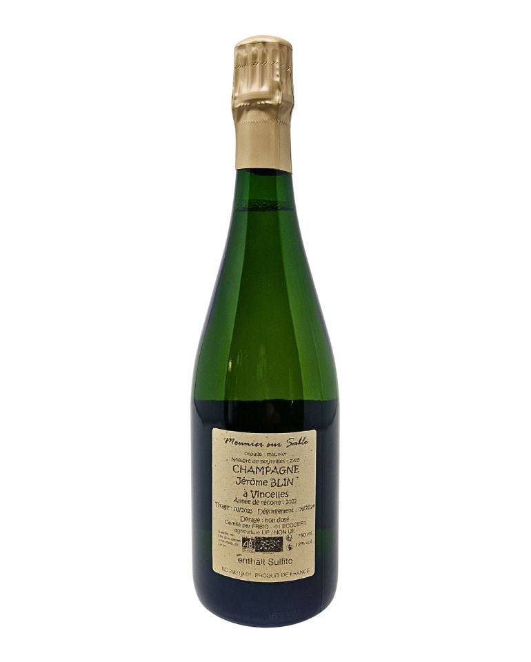 Jérôme Blin 2022 Meunier sur Sable Champagner Bio - TERROIR UNLIMITED