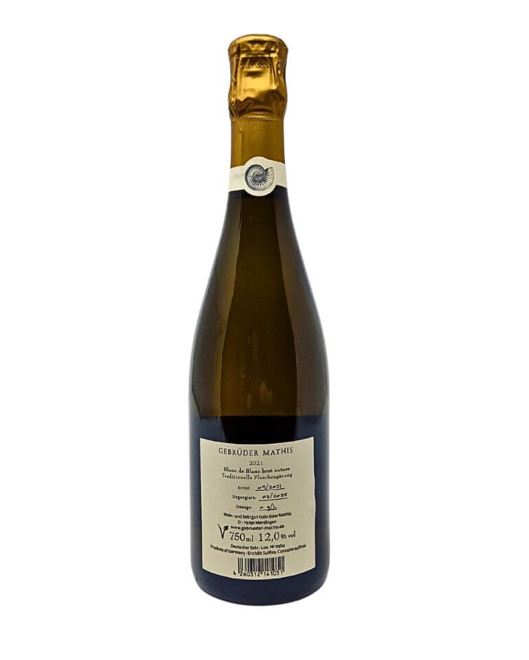 Mathis 2021 Blanc de Blanc Brut Nature Schaumwein Winzersekt - TERROIR UNLIMITED