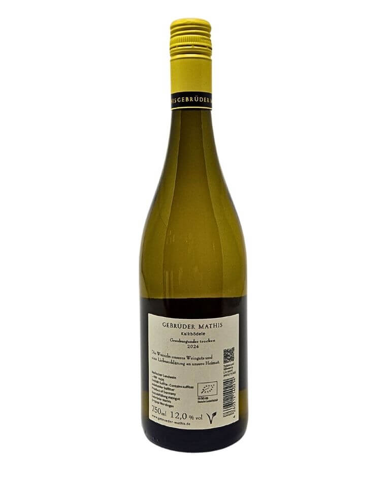 Mathis 2024 Grauburgunder Kalkbödele Weißwein Bio - TERROIR UNLIMITED
