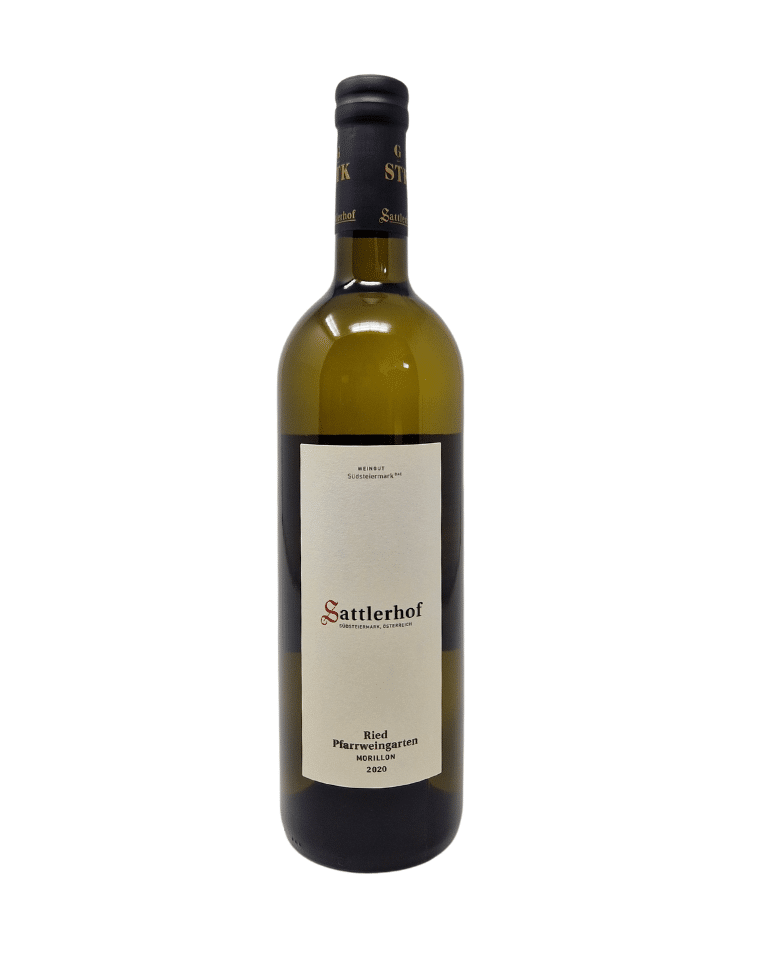 Sattlerhof 2020 Ried Pfarrweingarten Morillon Weißwein Bio