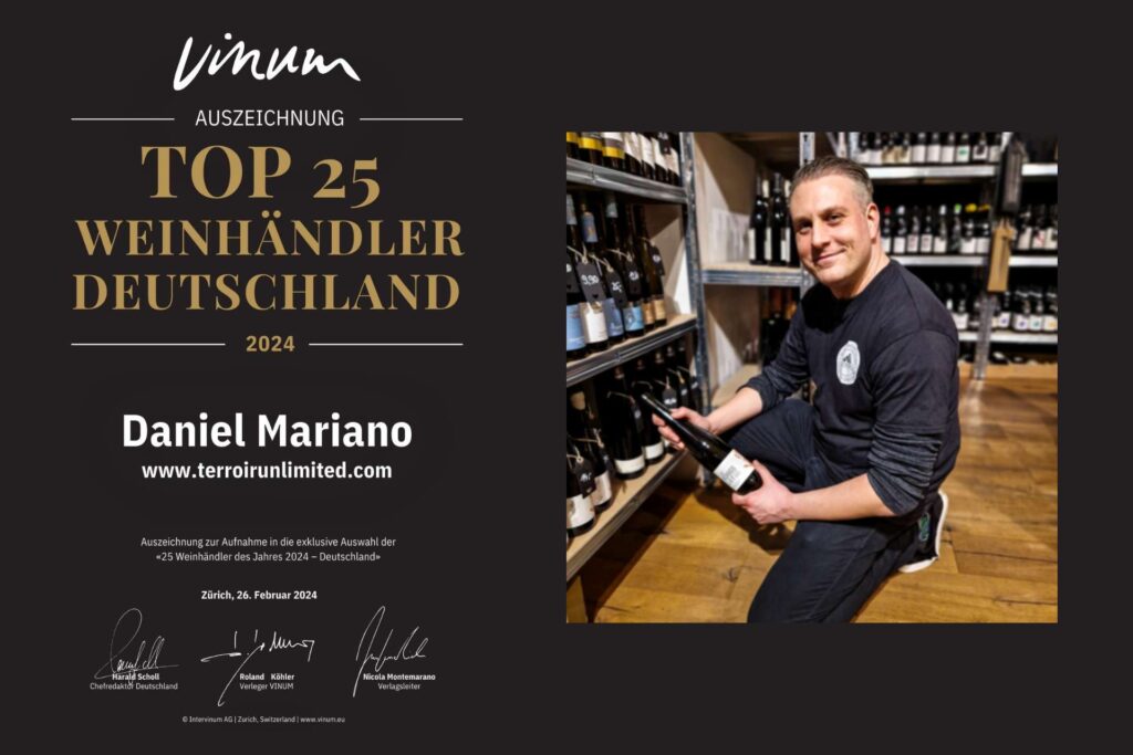 Top 25 Weinhändler Deutschlands Vinum Terroir Unlimited